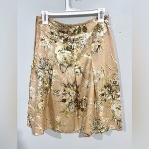 Merona 100% Y2K silk women’s pleaded skirt size 4